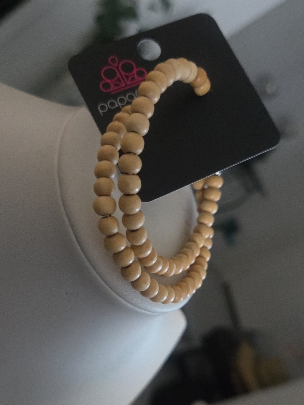 Paparazzi Shoulda Coulda Wooda Earrings NWT